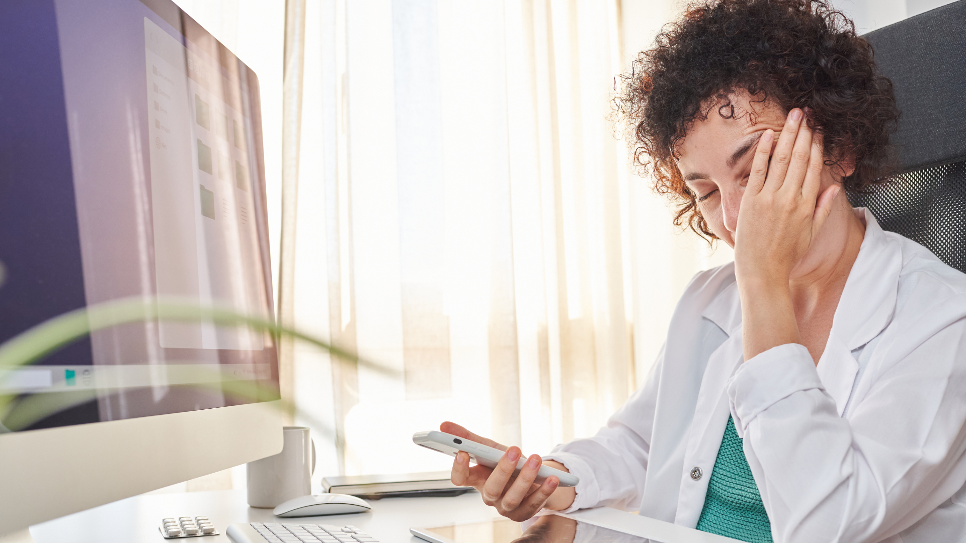 doctor in office